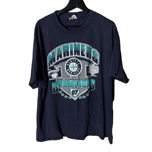 VTG 1997 Seattle Mariners T Shirt XL - Picture 1 of 4